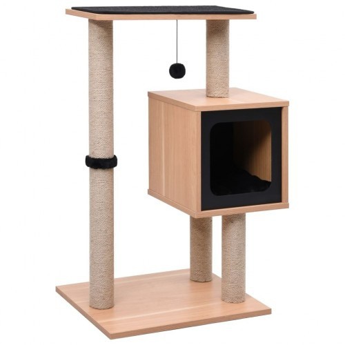 arranhador de gato preto