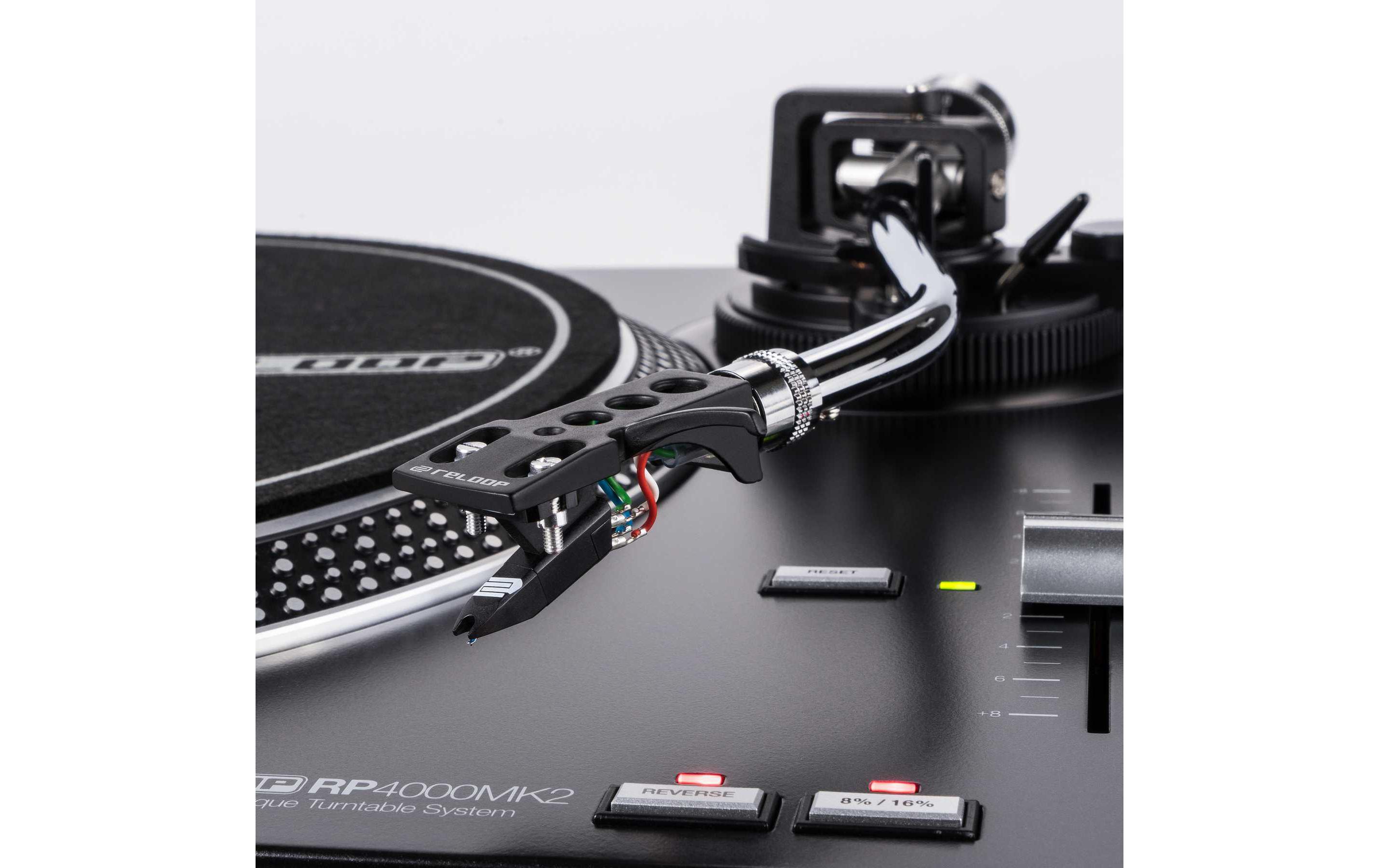 Plattenspieler RP-4000MK2 Schwarz<br>DJ-Plattenspieler mit quarzgesteuertem High-Torque-Direktantrieb