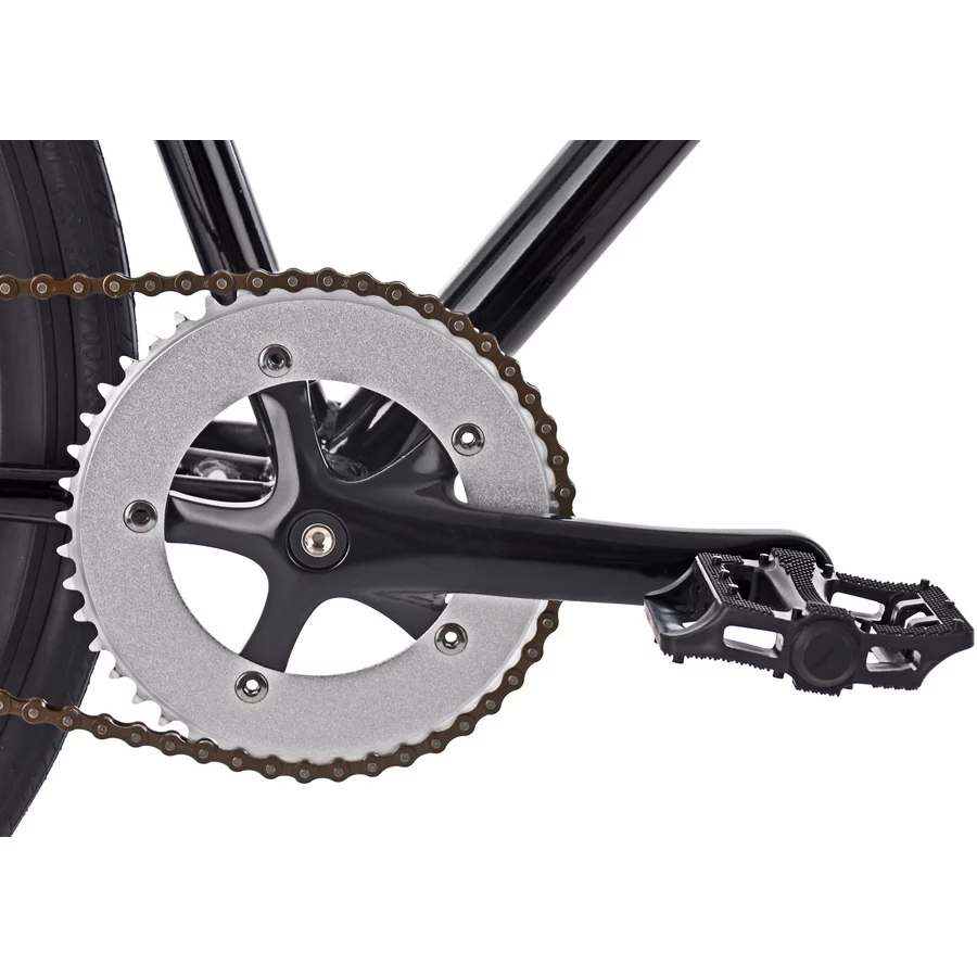 KS Cycling 28 Fahrrad Fixie Singlespeed Flip Flop schwarz schwarz