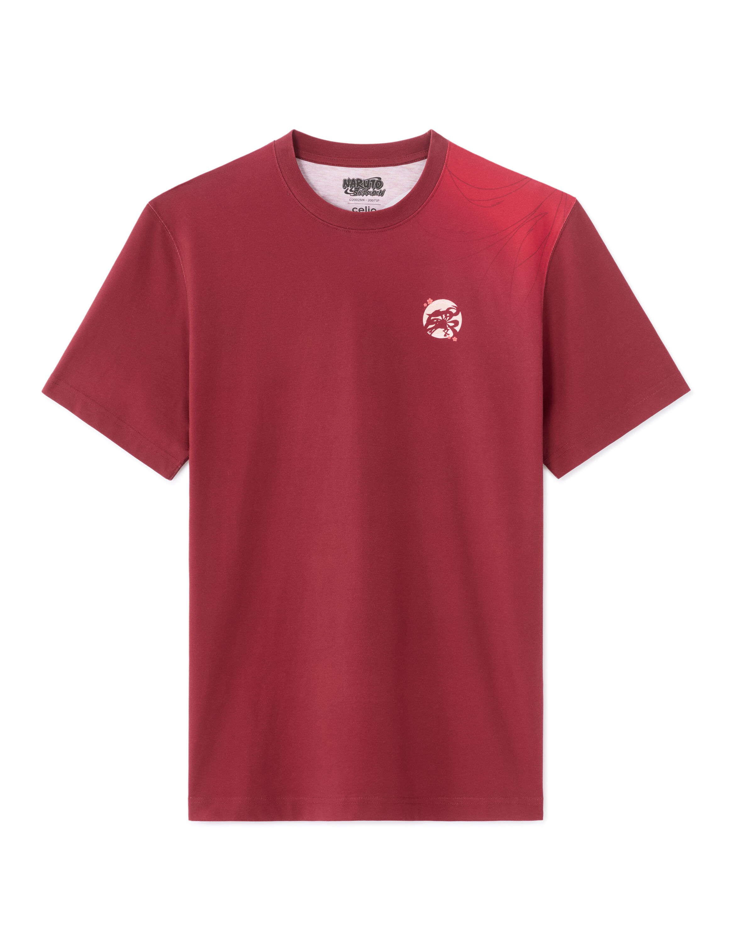 Naruto Shippûden - T-shirt bordeaux