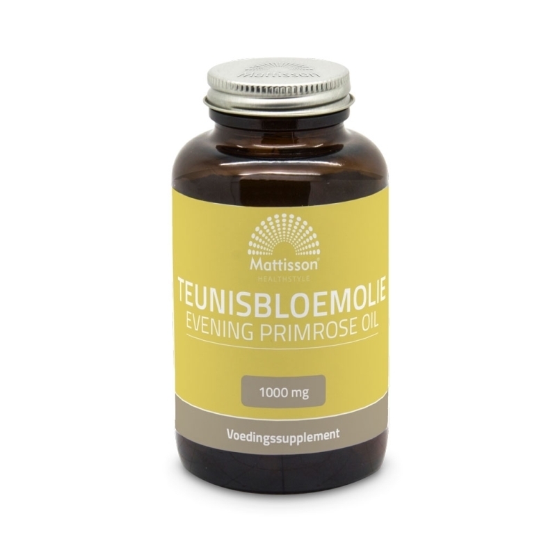 Mattisson Teunisbloemolie met Vitamine E 1000 MG 90 Capsules
