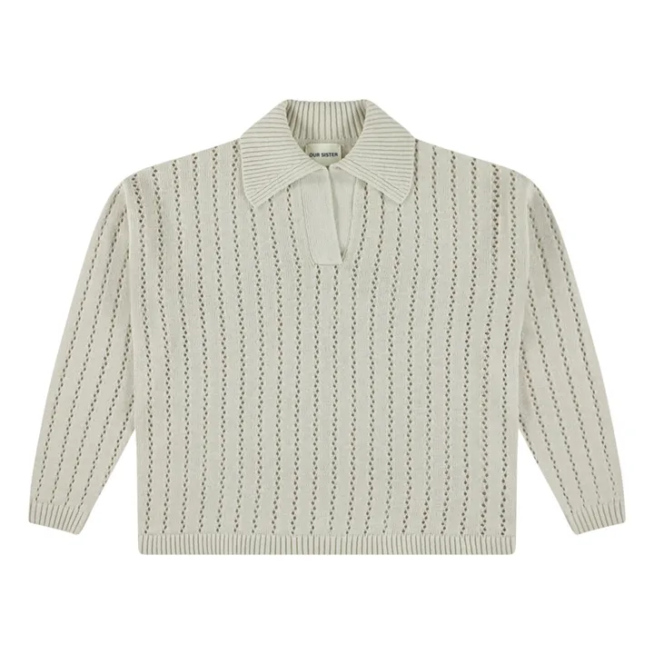 Our Sister Pull Polo Percy Lin et Coton | Sable