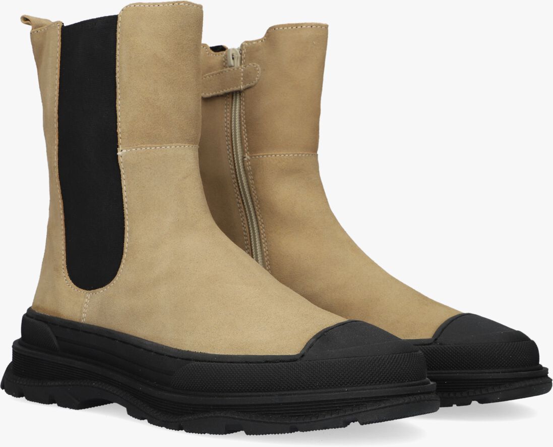 WYSH beige wysh chelsea boots camila