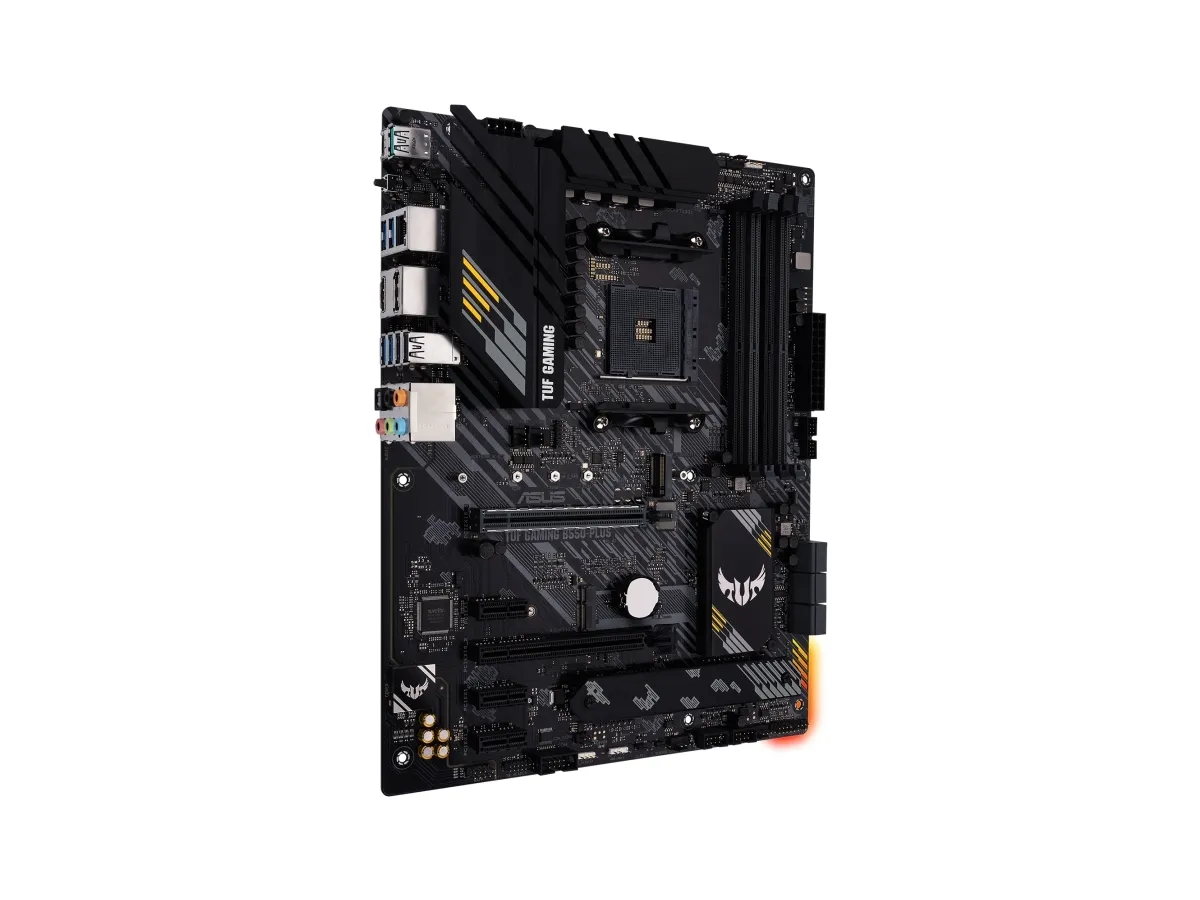 ASUS TUF GAMING B550-PLUS WIFI II - Bundkort - ATX - Socket AM4 - AMD B550 Chipset - USB-C Gen2, USB 3.2 Gen 1, USB 3.2 Gen 2 - 2.5 Gigabit LAN, Wi-Fi 6, Bluetooth - onboard grafik (CPU påkrævet) - HD Audio (8-kanaler)