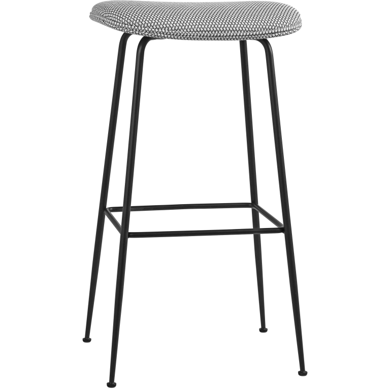 Gubi Beetle barkruk 75cm met zwart onderstel korb