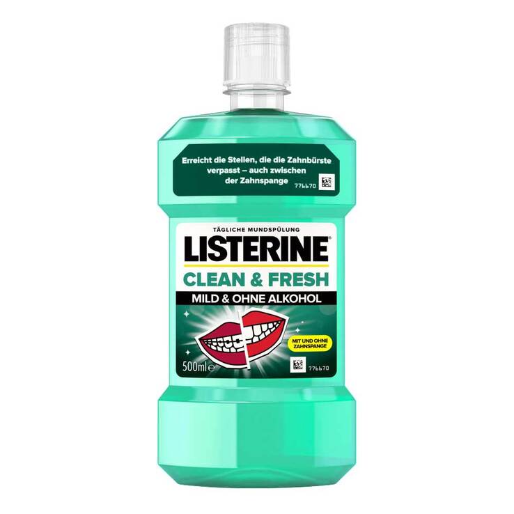 Listerine Clean & Fresh Mundspülung, 500 ml