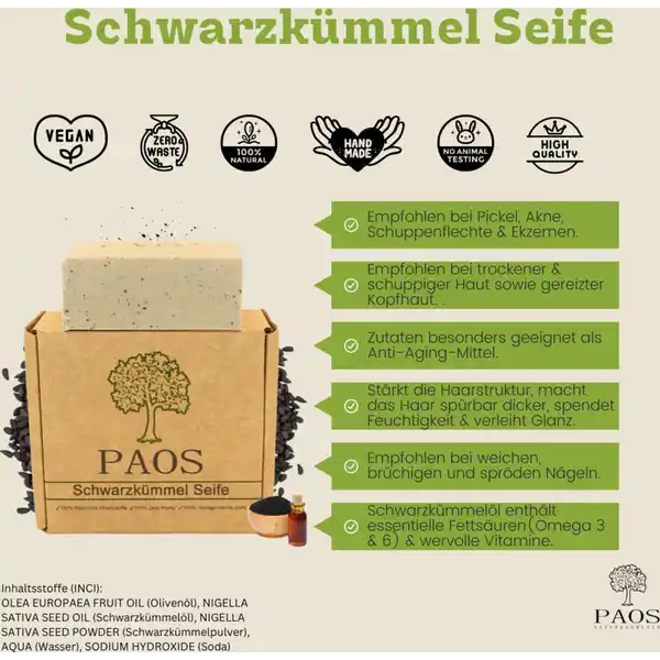 Schwarzkümmel Seife