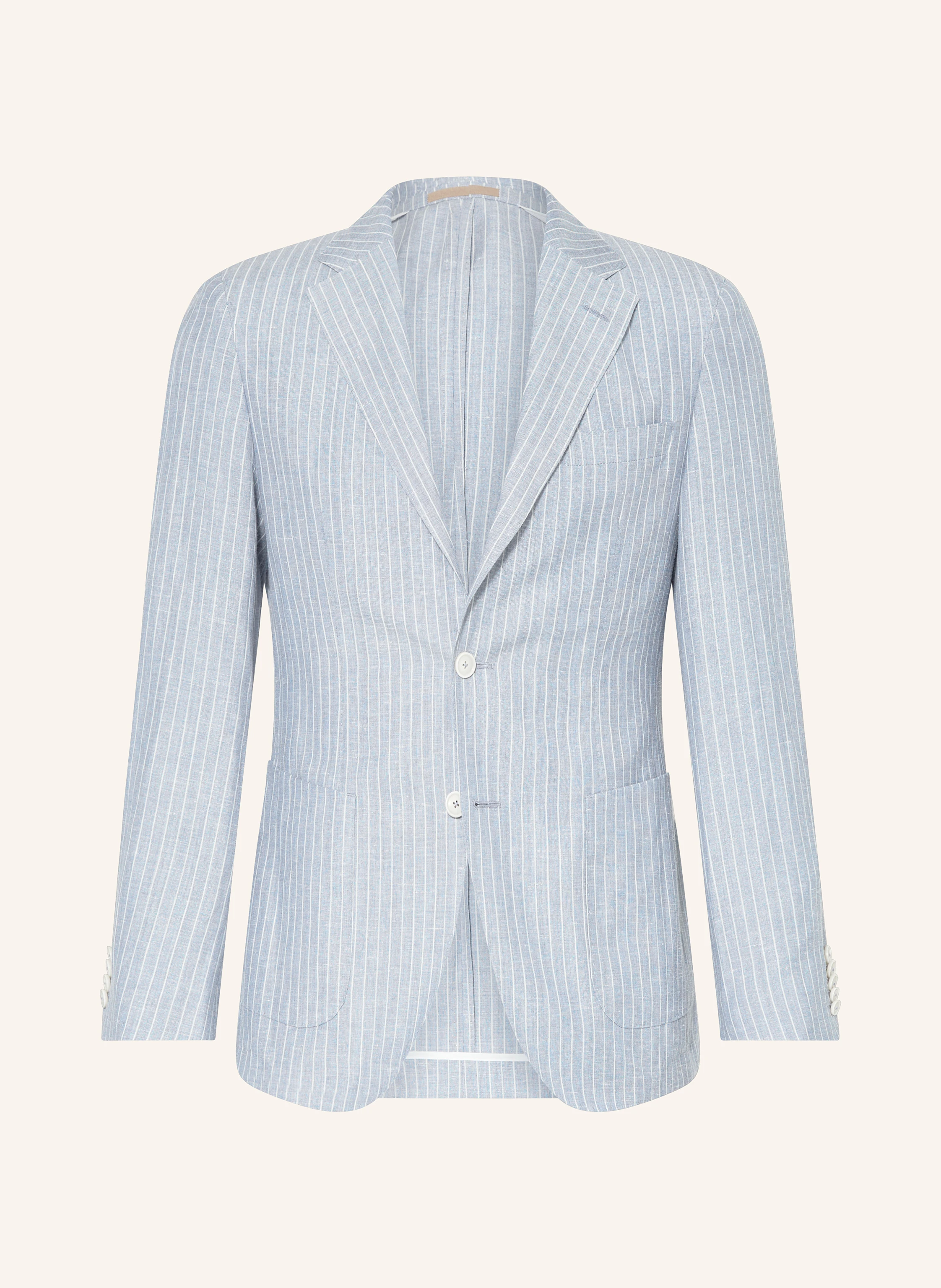 BOSS Anzugsakko HESTON Slim Fit mit Leinen