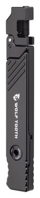 Multi-Outil Wolf Tooth 8-Bit Chainbreaker   Utility Knife (4 Fonctions) Noir