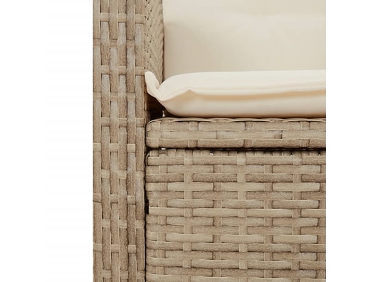 LES TENDANCES - Salon extérieur Salon de jardin-beige-2 places-90x55-450387