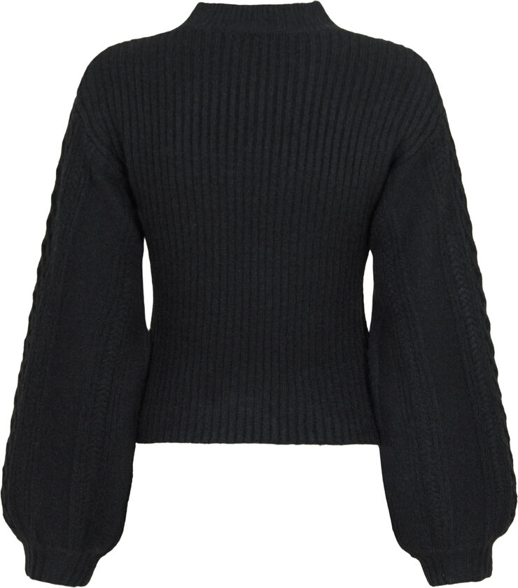 Neo Noir Bonita Bolero Knit Blouse Black