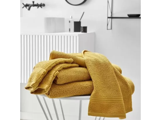 Maxi drap de bain 90 x 150 cm 100% Coton coloris ocre