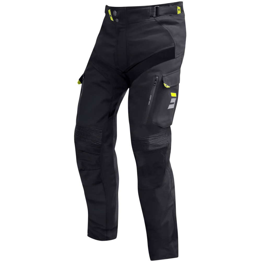 Shot - Pantalon Climatic Noir / Jaune fluo