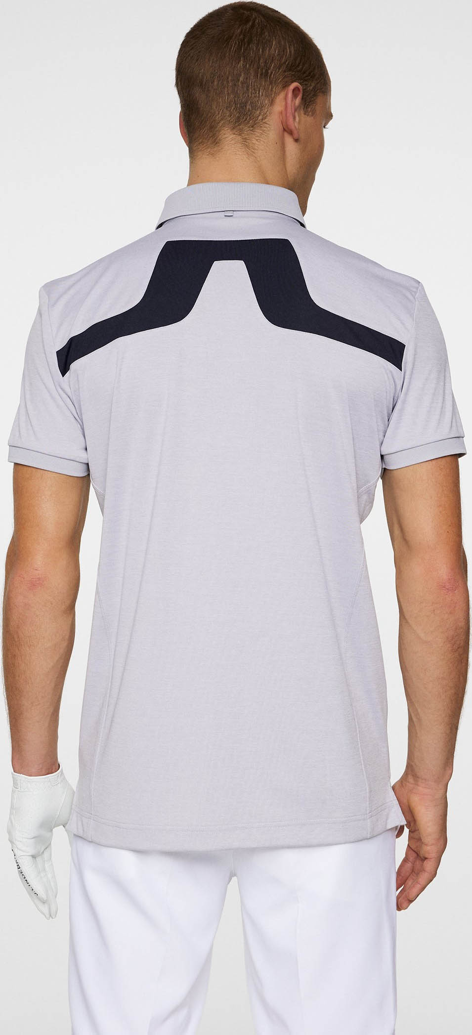 KV Polo Herre Light Grey Melange