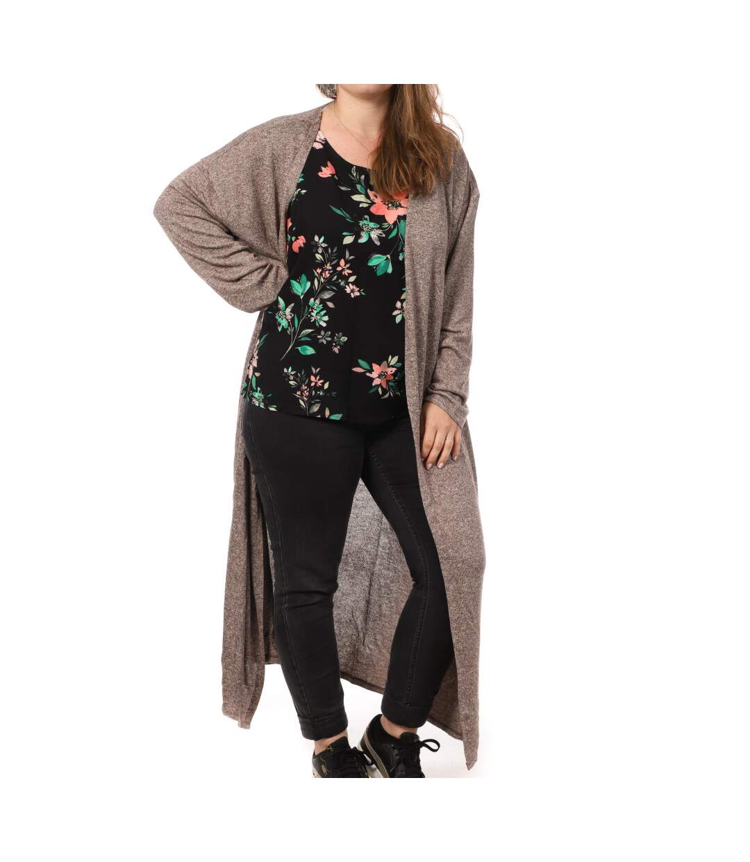 Gilet Marron Femme Vero Moda Open Calf