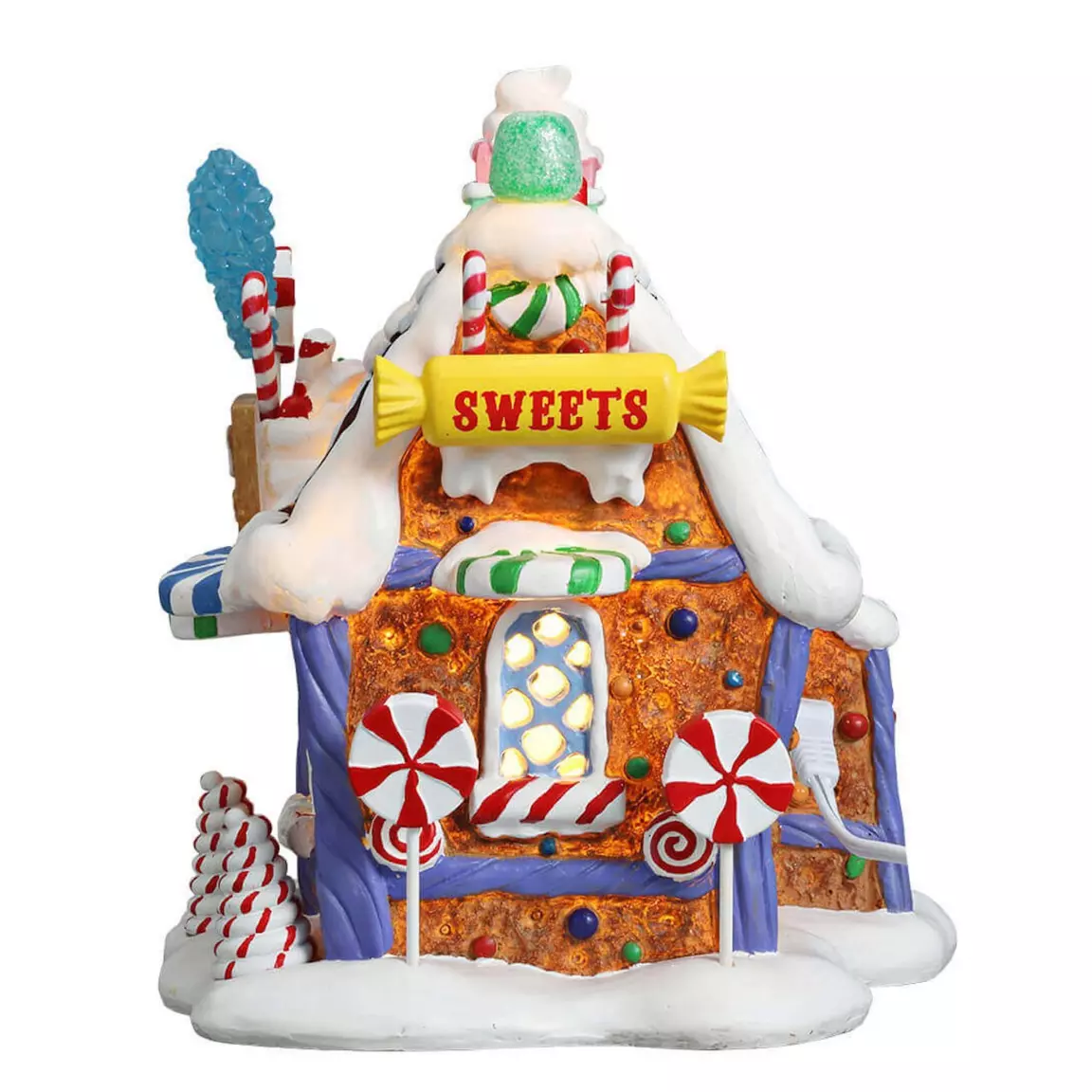 Village de Noël Lemax à piles lumineux Magasin de bonbons