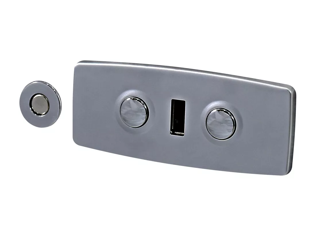 Pareli | Canapé 2 places avec fonction électrique en PU/cuir gris