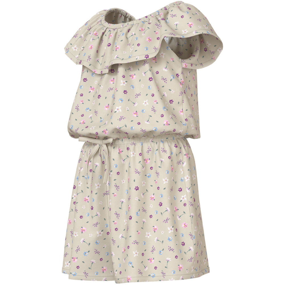 Køb Name It Almond Milk Cute Flowers Nmfvinaya Ss Playsuit