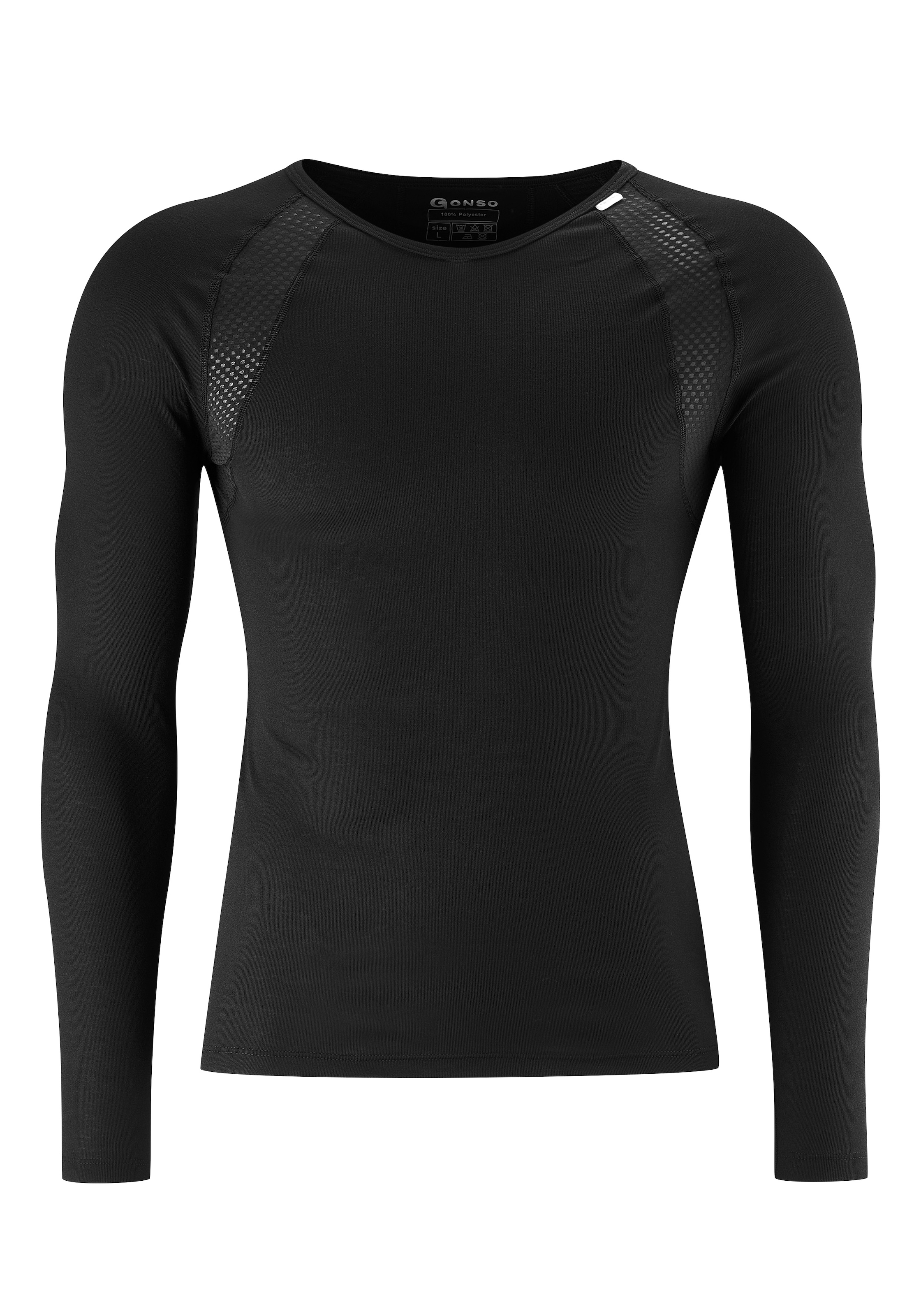 Gonso Funktionsshirt »Base Shirt Longsleeve Therm M« Herren Unterhemd langarm, Radunterhemd