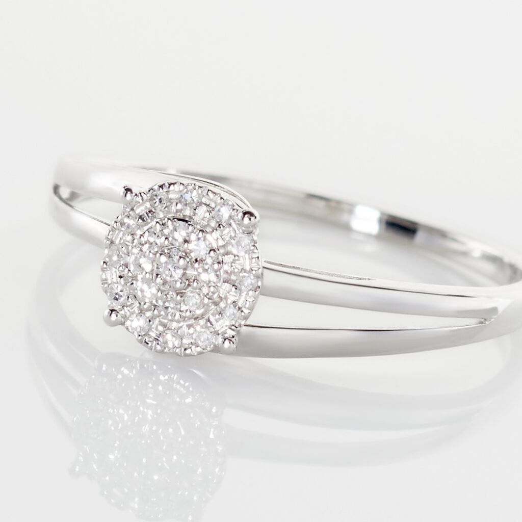 Bague Or Blanc Rosalane Diamants