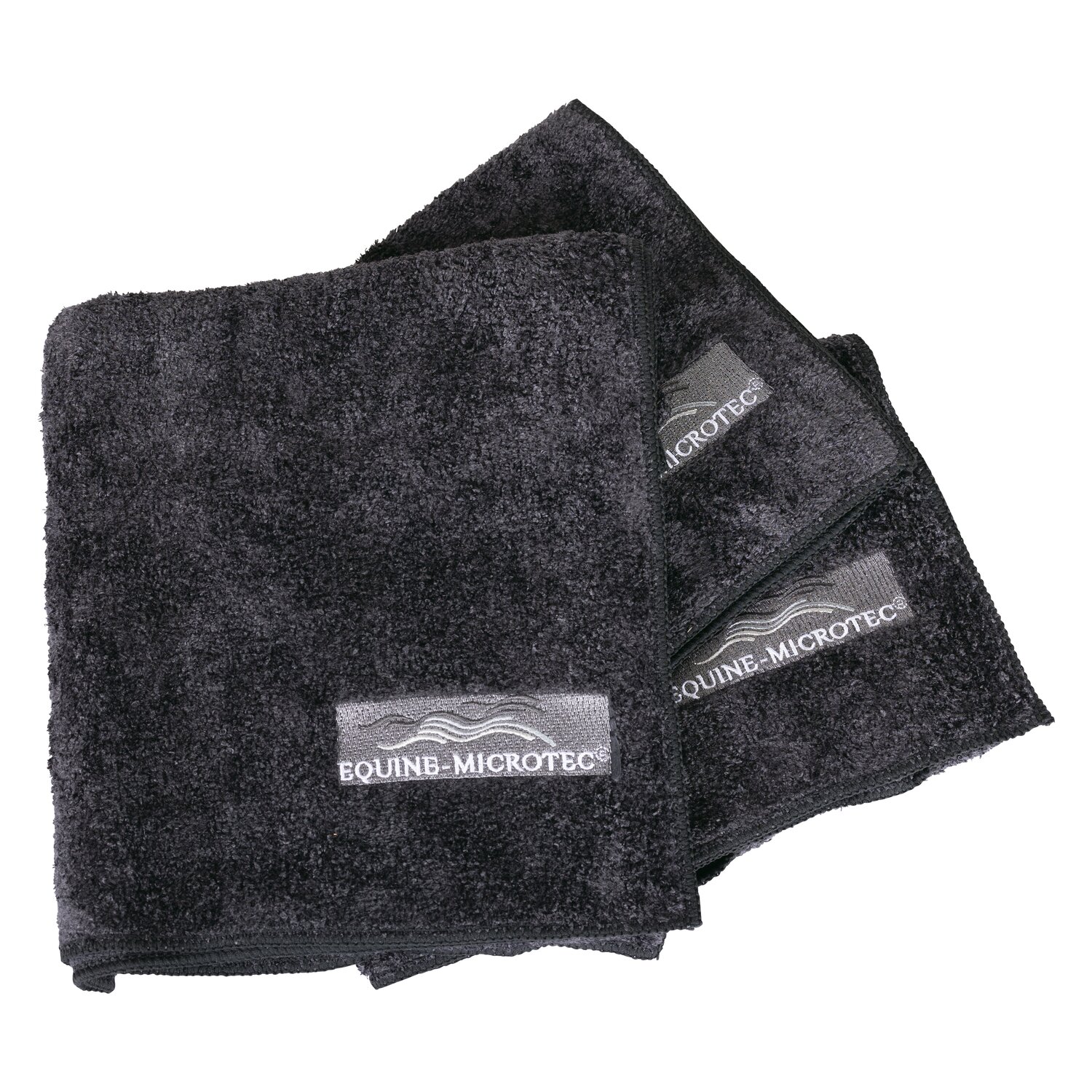 EQUINE-MICROTEC Stalltuch-Set - anthrazit