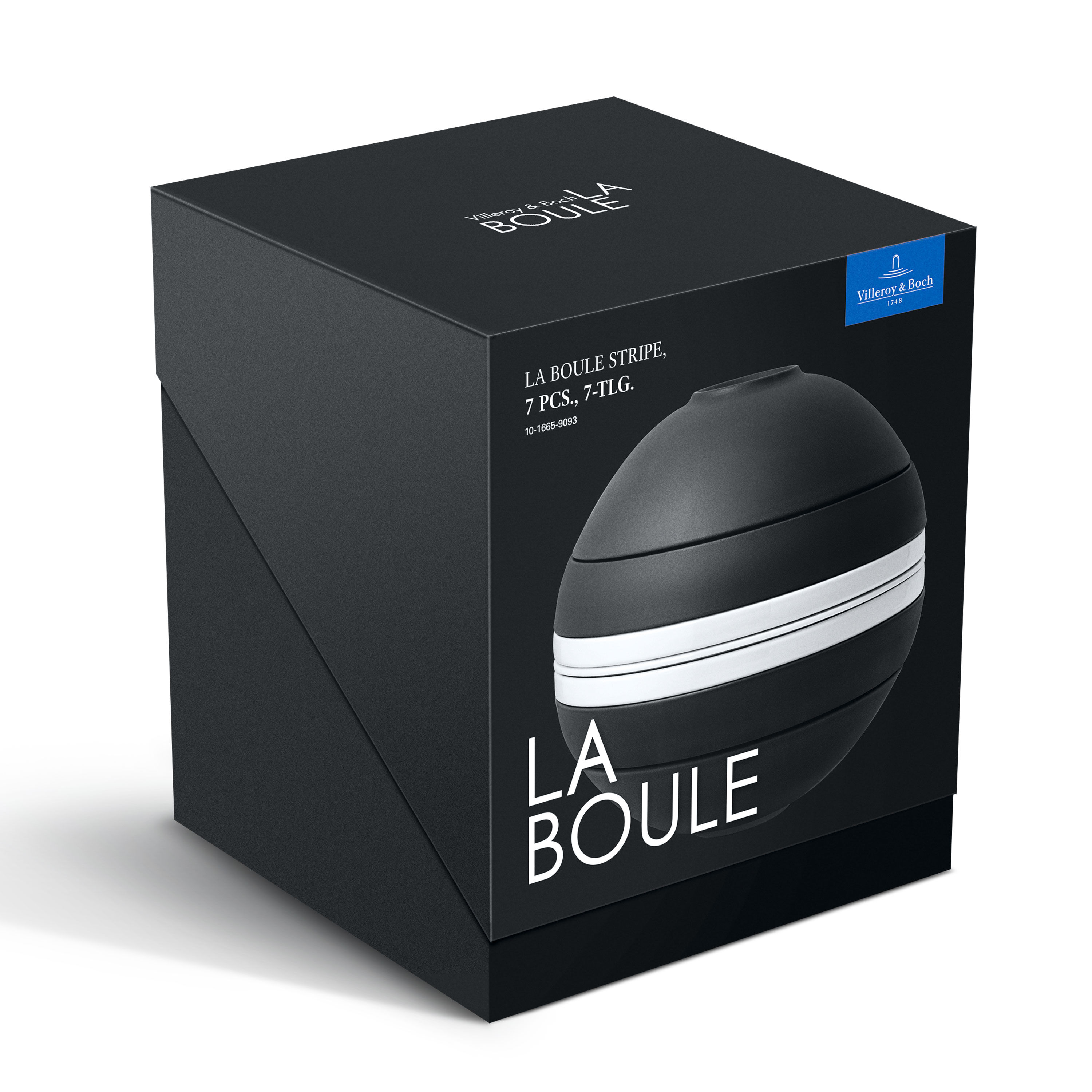 La Boule Dinnerware set Black, Premium Porcelain