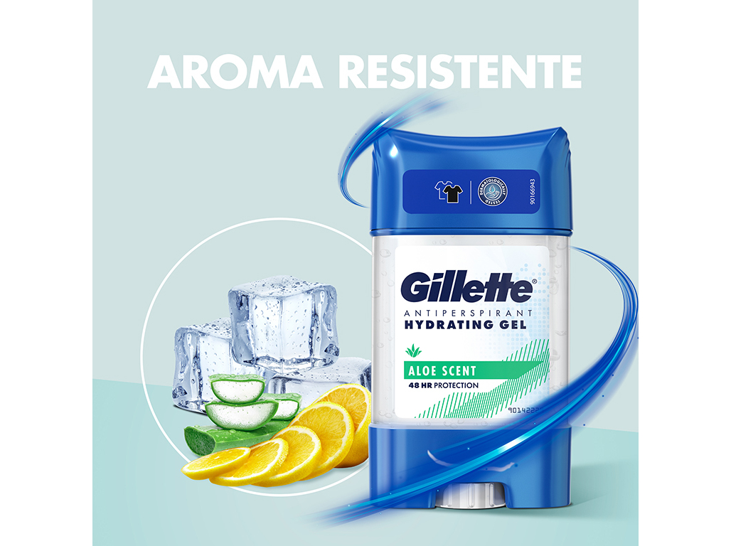 DEOS GILLETTE HOMEM STICK GEL ALOÉ 70ML