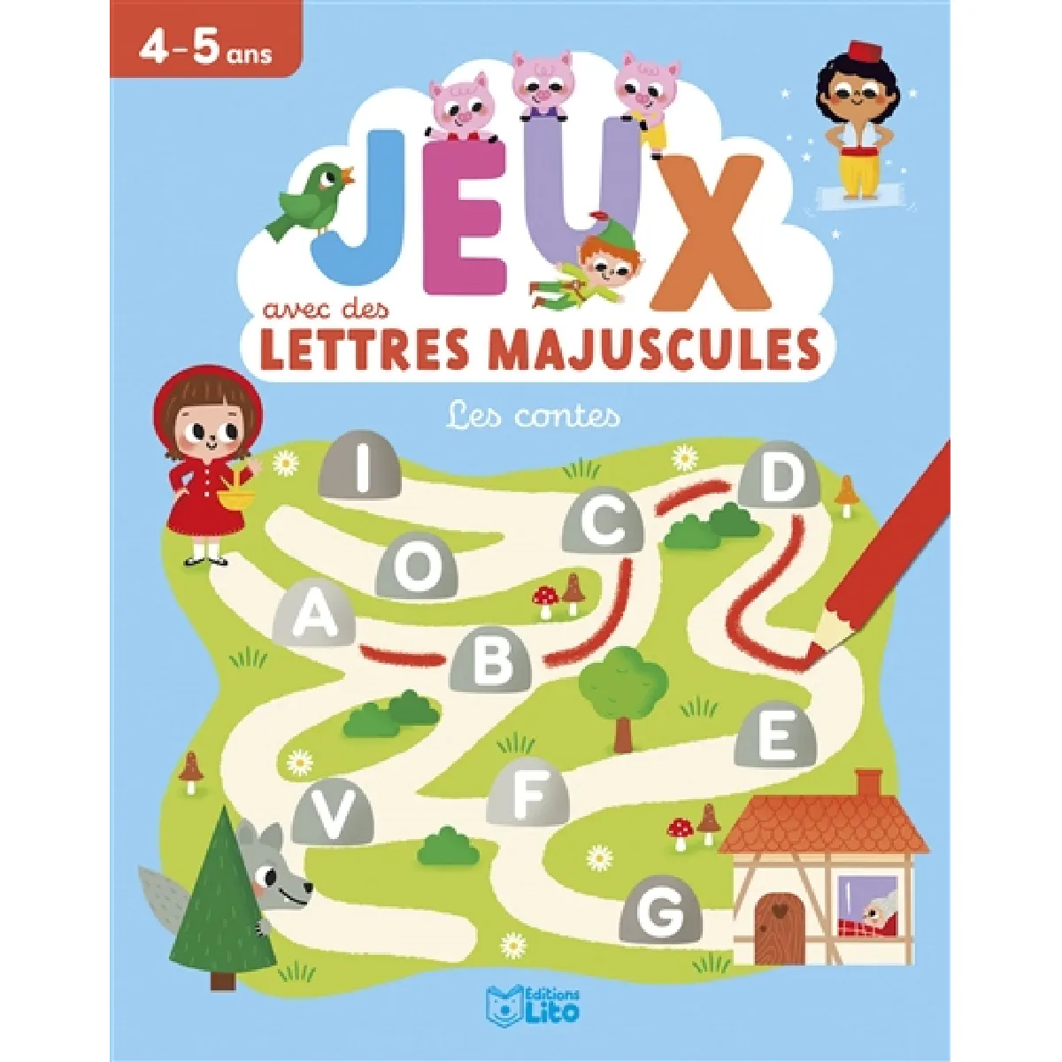Les contes : jeux avec des lettres majuscules : 4-5 ans