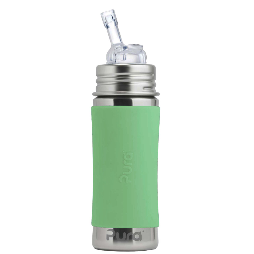 Pura Rietjesfles RVS Moss Sleeve325 ml