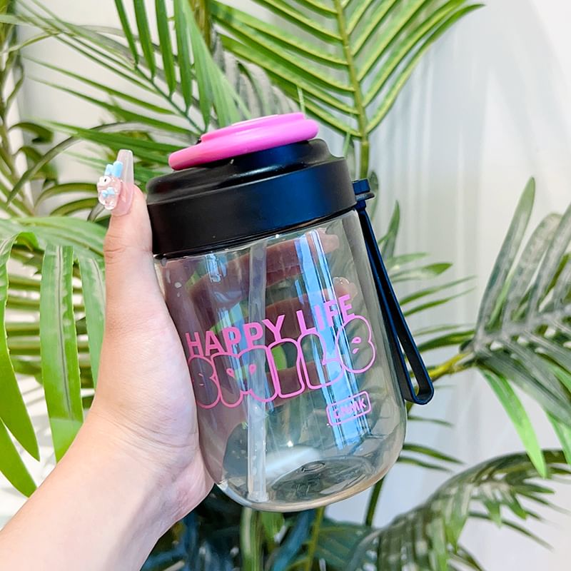 Fenmo - Belettering Tritan Plastic Proteïne Shaker Drinkfles