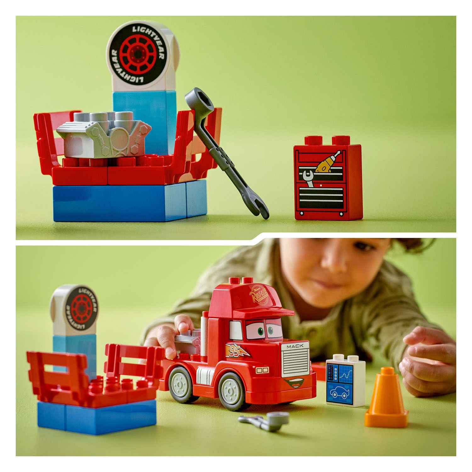 LEGO DUPLO 10417 Mack bij de Race