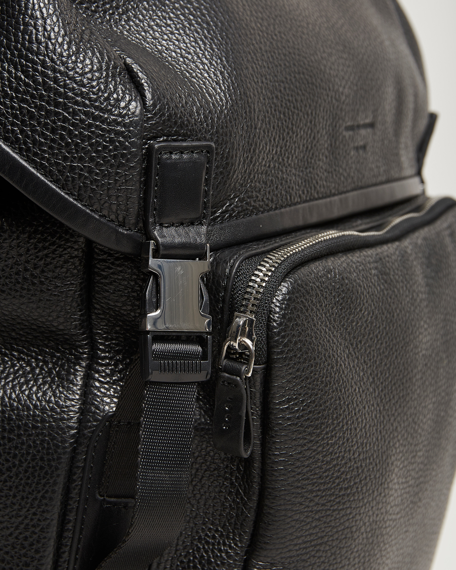Tiger of Sweden Baha Leather Backpack Black