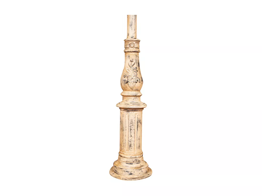 BISCOTTINI Colonne - Colonne en Fonte Finition Antique - Décorative - Jardin - Extérieur - Sculpture - Décoration de Jardin - 35x35x300cm
