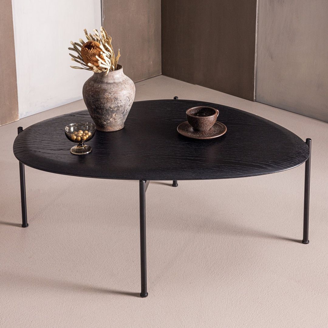 WOOOD   Kota Zwart Salontafel