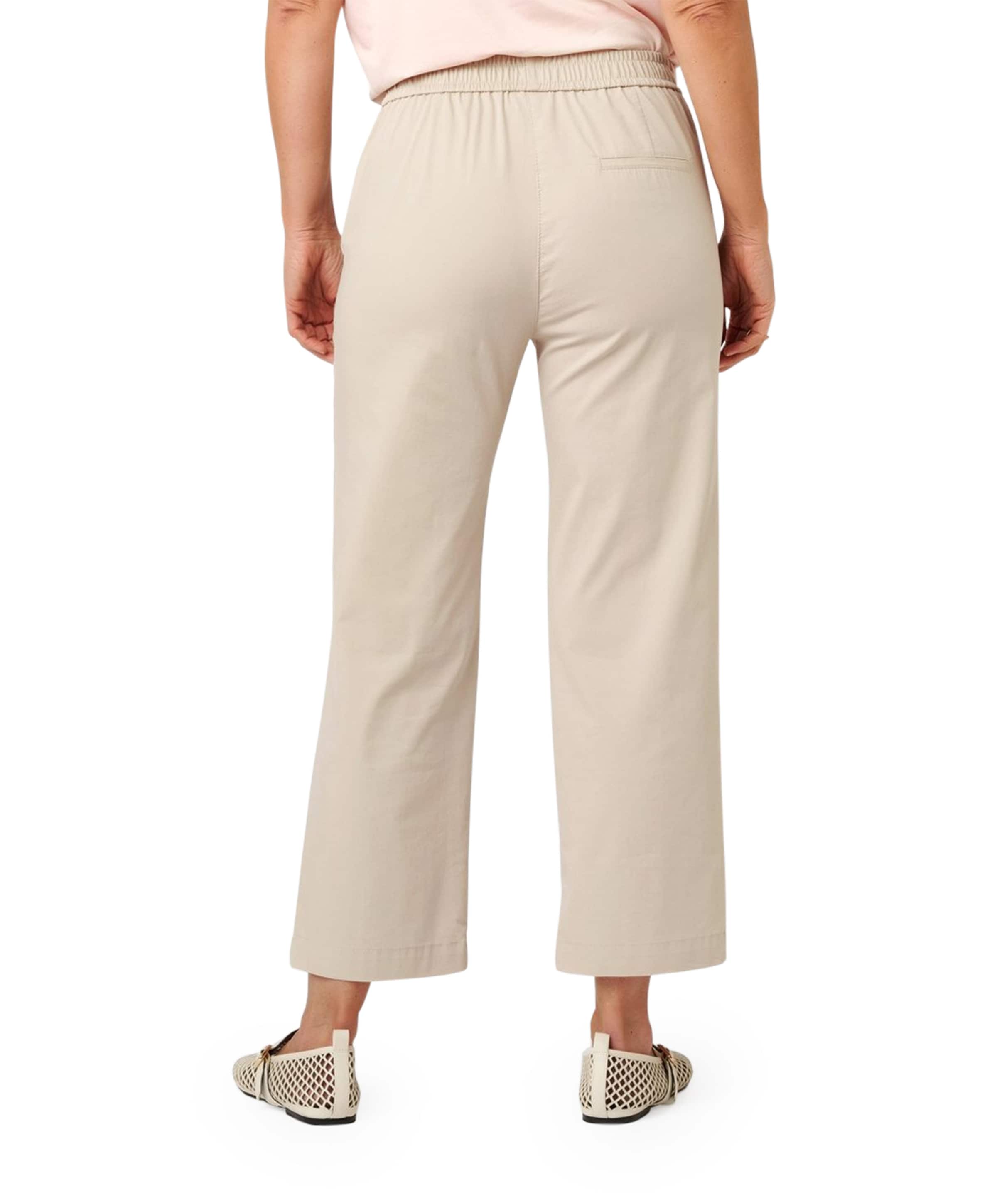 Relaxed by Toni Scarlet Wide Leg 6/8 dames broek beige