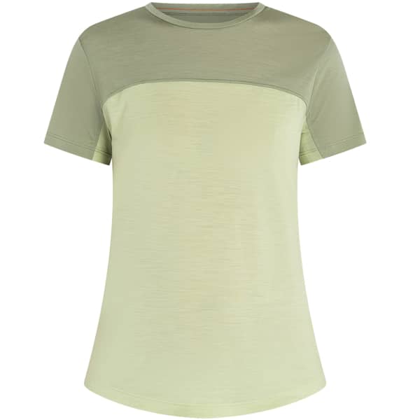 T-shirt randonnée ICEBREAKER W MERINO 125 COOL-LITE SPHERE III SS TEE GLAZEN/LICHEN/CB