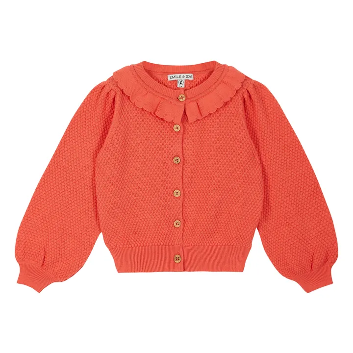 Emile et Ida Cardigan Coton Bio | Rose