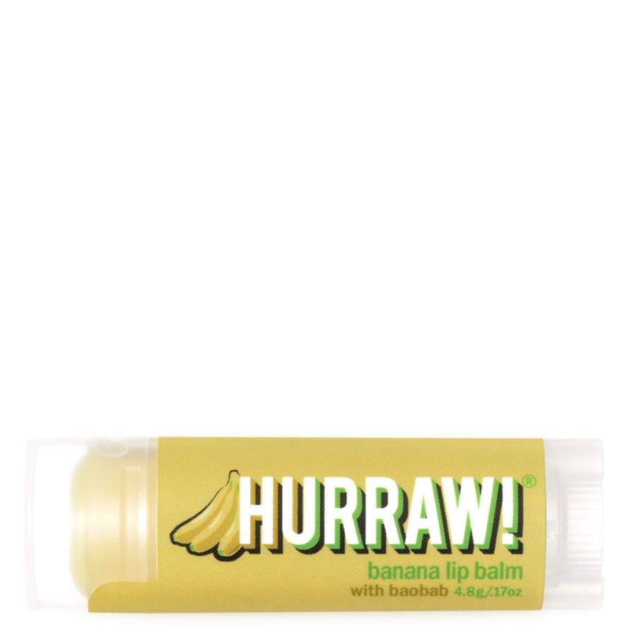 Hurraw! Banana Lip Balm With Baobab 4,8g