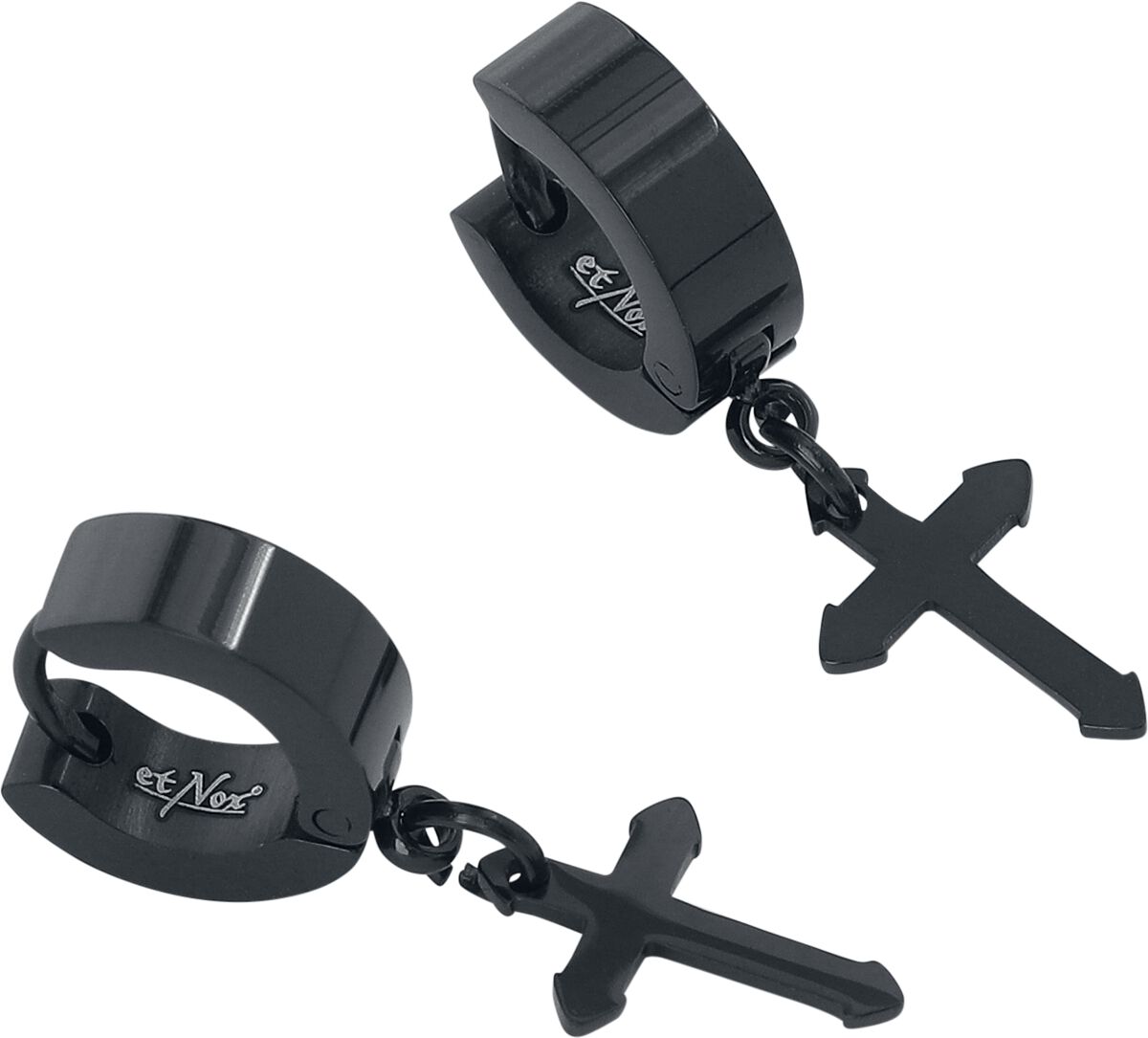 Créoles Croix | etNox Boucles d'oreilles