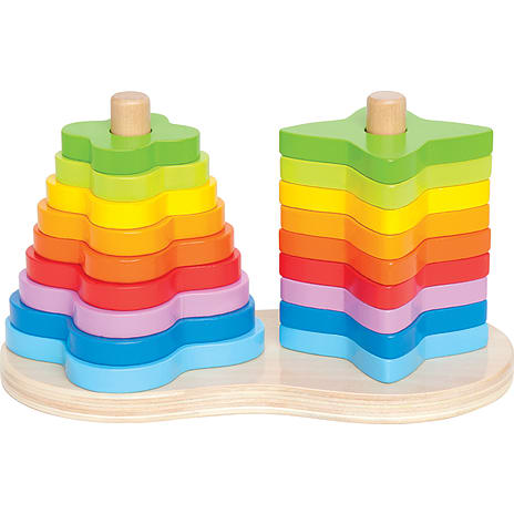 Hape double regnbue stacker