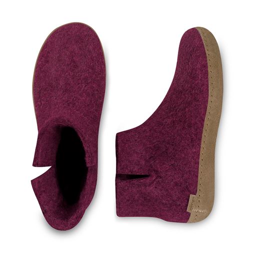 Glerups Hjemmesko, Cranberry, 40