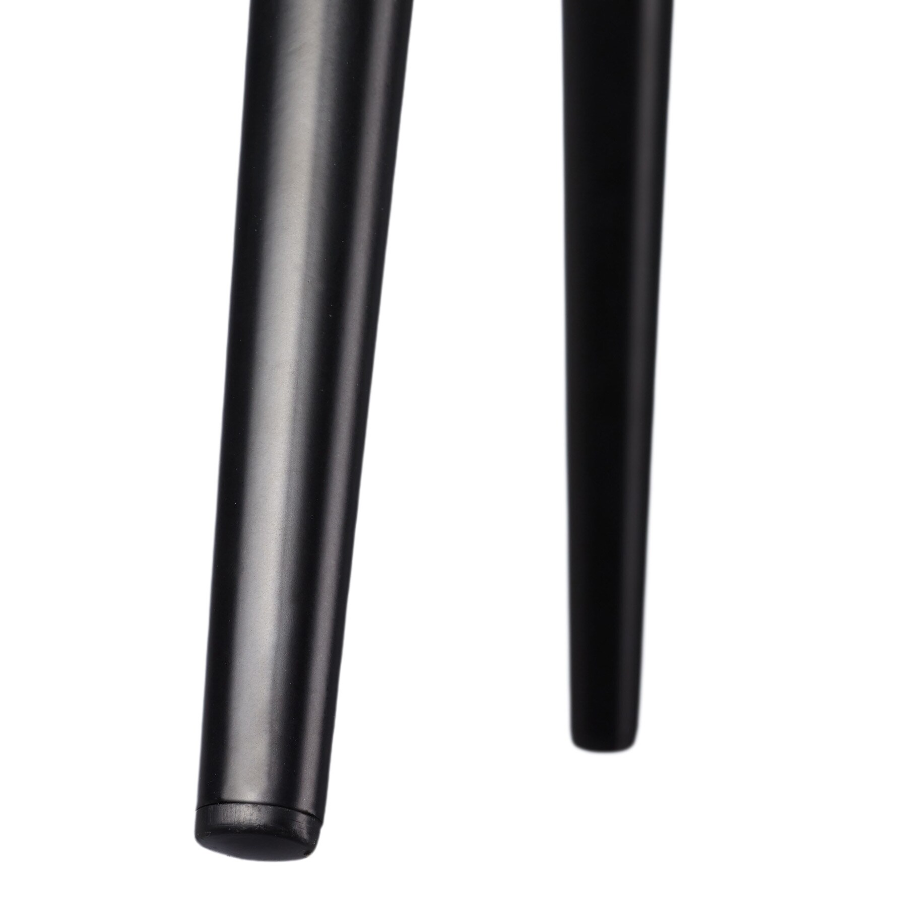 tectake® 4er Set Esszimmerstuhl, gepolstert mit Stoffbezug, schwarze Stahlbeine, 58 x 62 x 82 cm