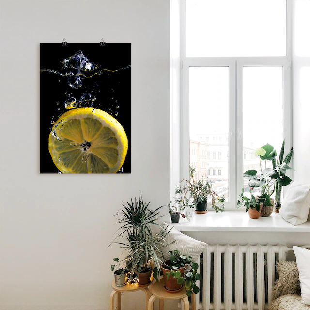 Artland Wandbild »Zitrone« Lebensmittel 1 Stk. tlg. als Alubild, Outdoorbild, Leinwandbild, Poster in verschied. Grössen
