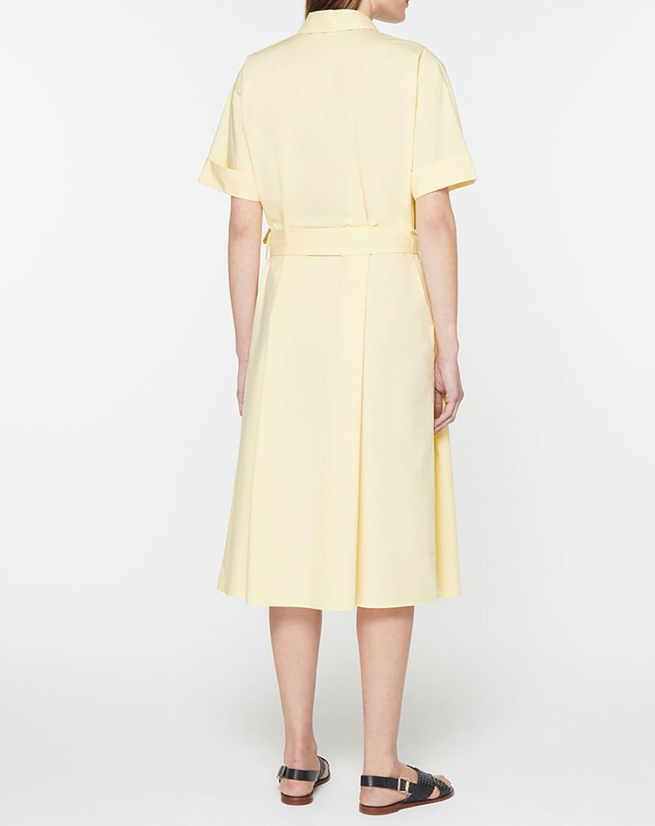 Jodhpur Robe en Popeline de Coton bio Micro jaune