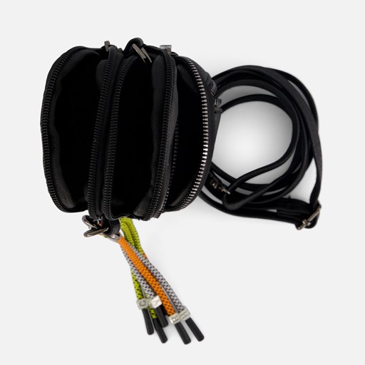 Charm Telefoontasje zwart Synthetisch