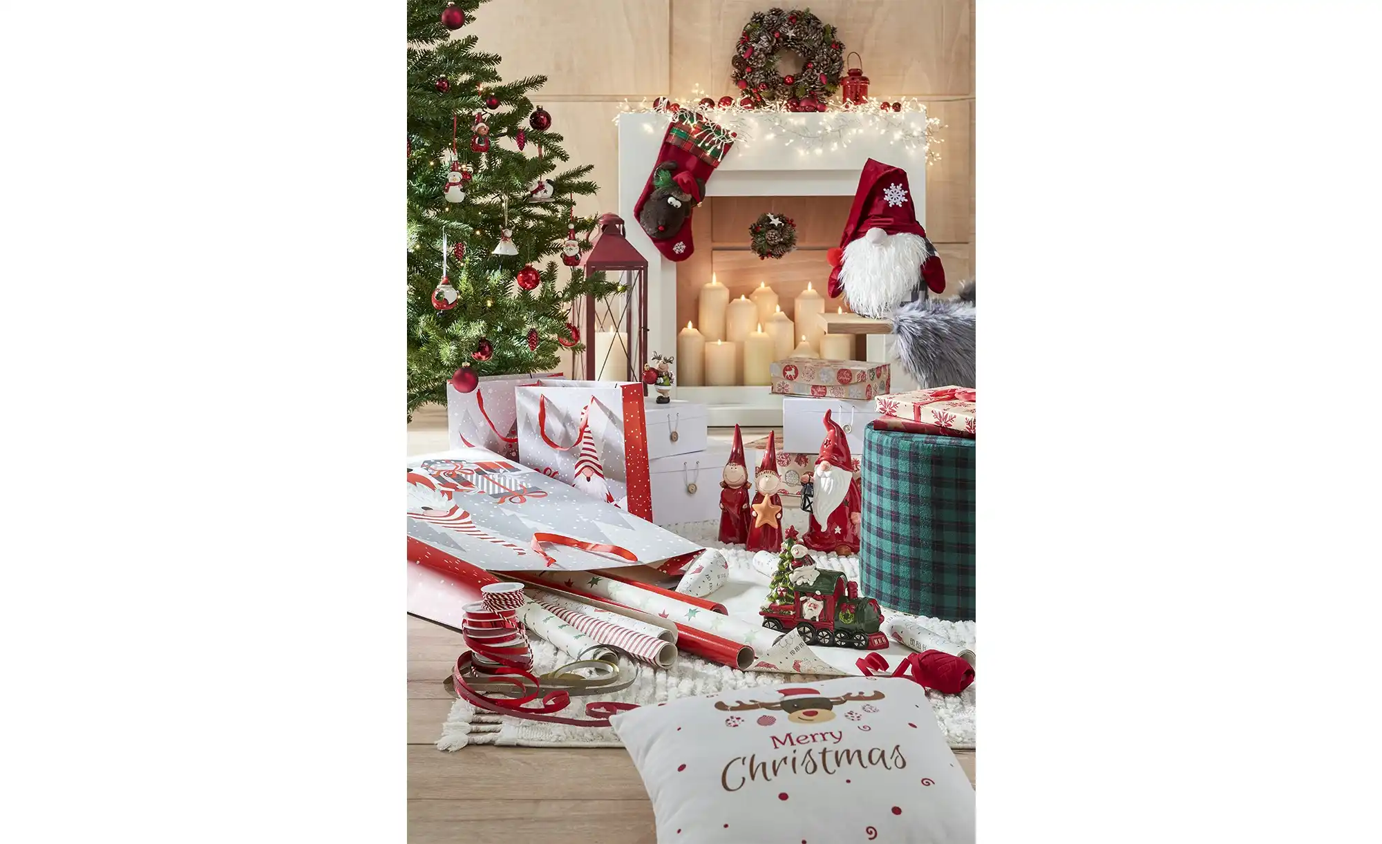 HOME STORY Weihnachtskugeln, 20er-Set