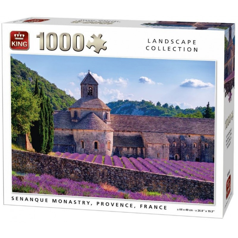 Puzzle 1000 pièces - Monastère en Provence