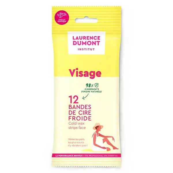 Laurence Dumont Institut Bandes de Cire Froide Visage x12