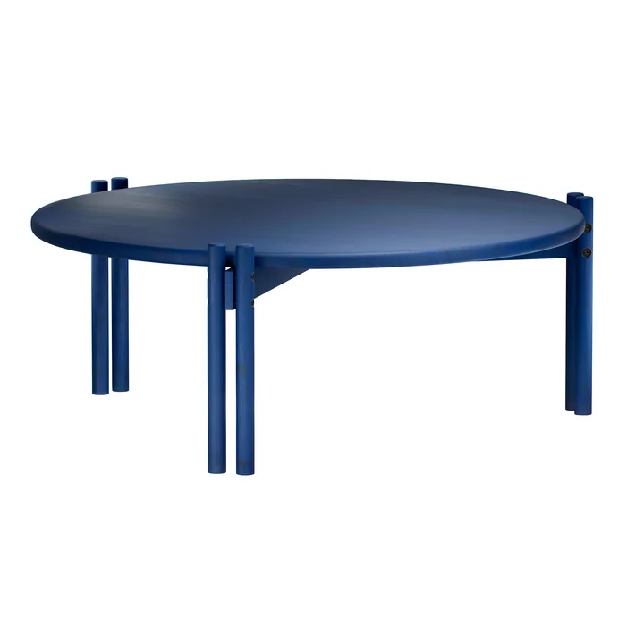 Karup Design - Sticks Couchtisch, low Ø 80 cm, cobalt blue
