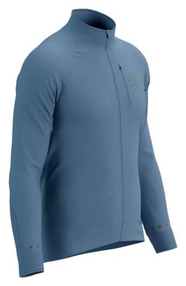 Veste coupe-vent Compressport Hurricane Windproof Bleu